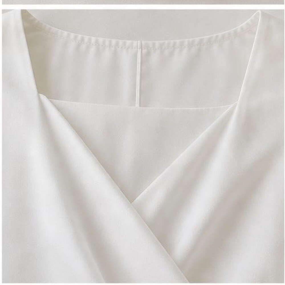 White Ruffle Blouse - Picture 4 of 6
